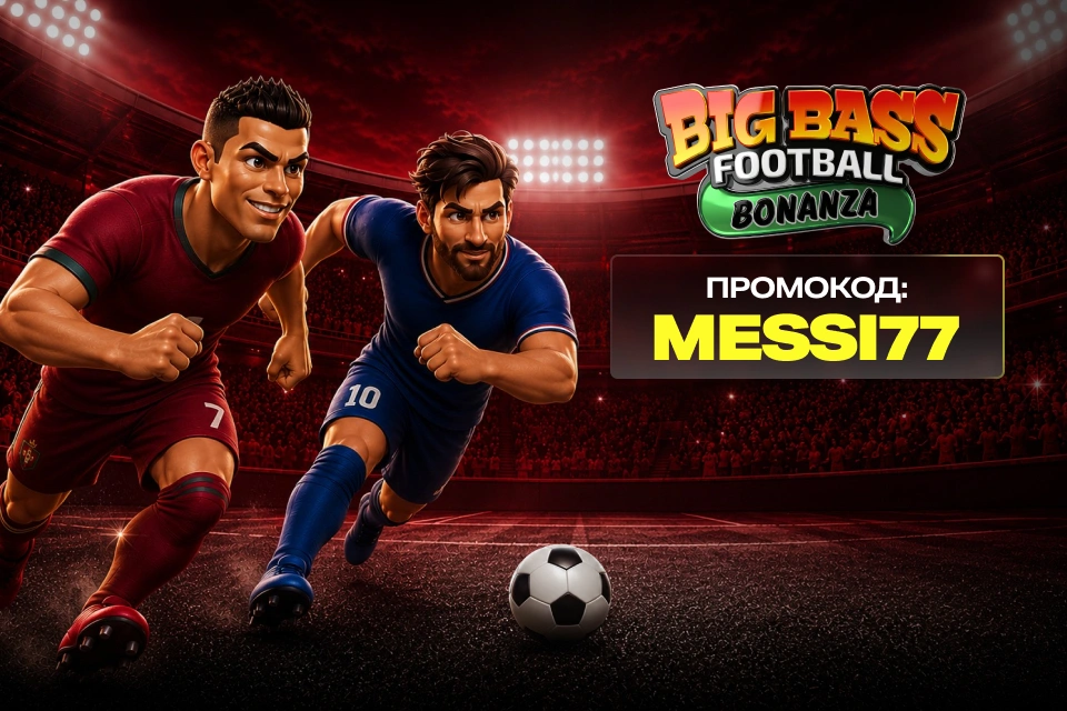Промокод 888STARZ MESSI77: получите 77 фриспинов на слот Big Bass