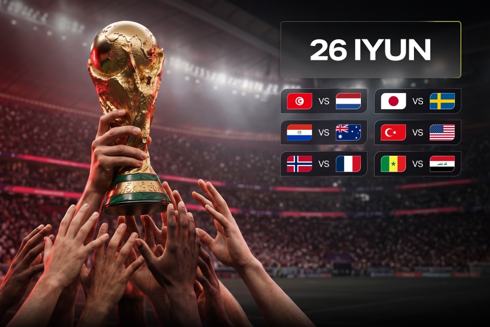 World Cup 2026 26-iyun o‘yinlari: 888STARZ koeffitsiyentlar gidi
