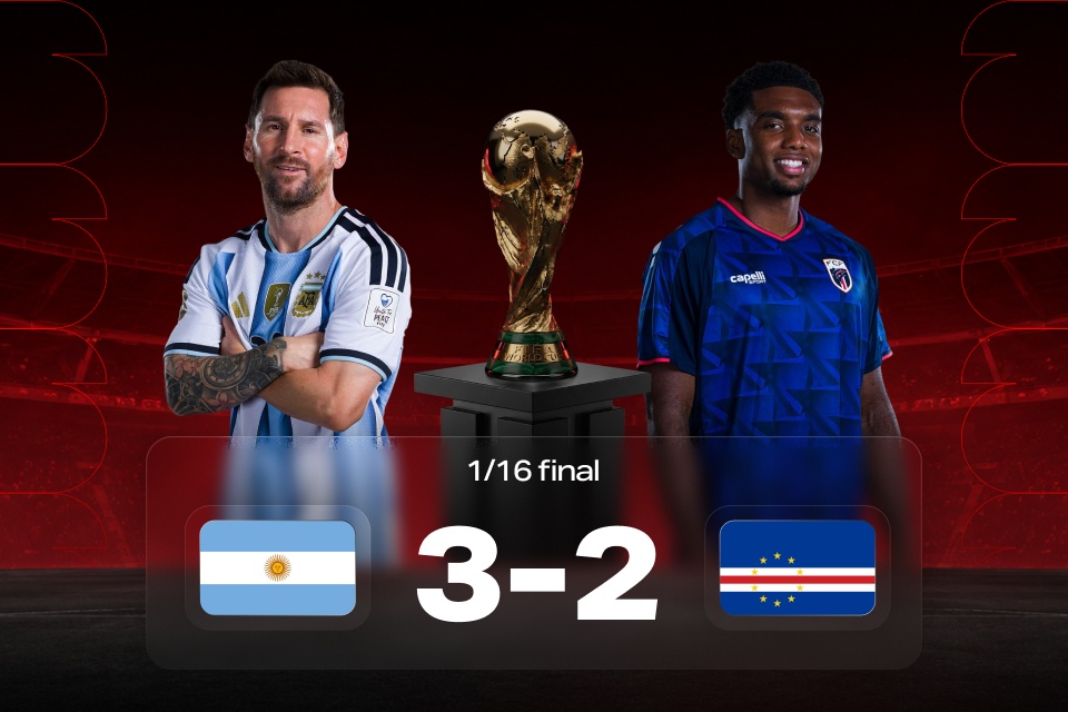 JCh-2026: Argentina — Kabo-Verde — natija va 888STARZ stavka xulosalari