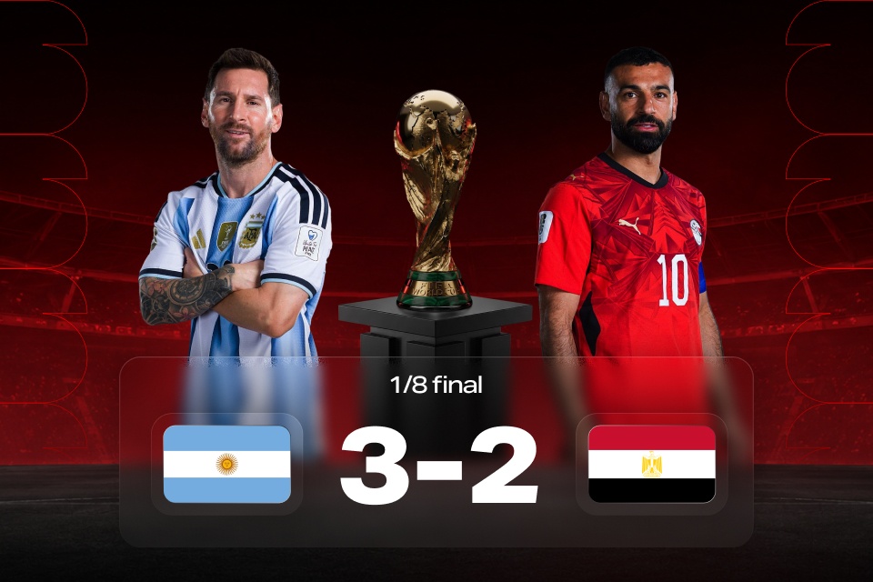 JCh-2026: Argentina — Misr — natija va 888STARZ stavka xulosalari