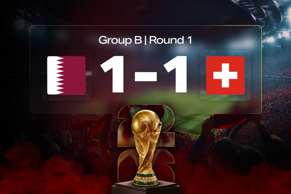 World Cup 2026: Qatar vs Switzerland — Match Result & 888STARZ Betting Takeaways