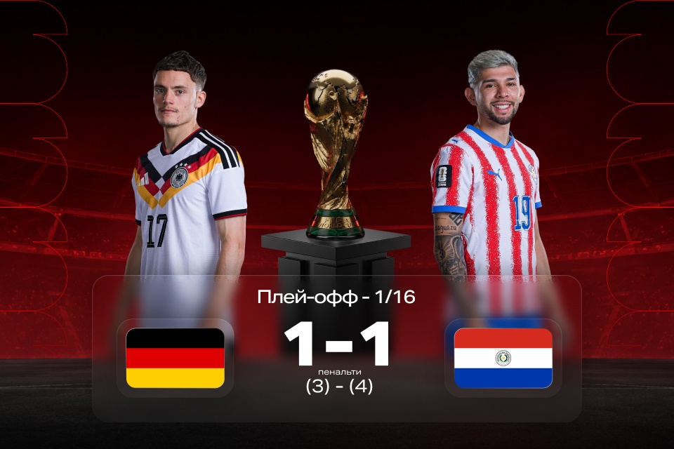 Германия — Парагвай — результат и выводы для игроков от 888STARZ