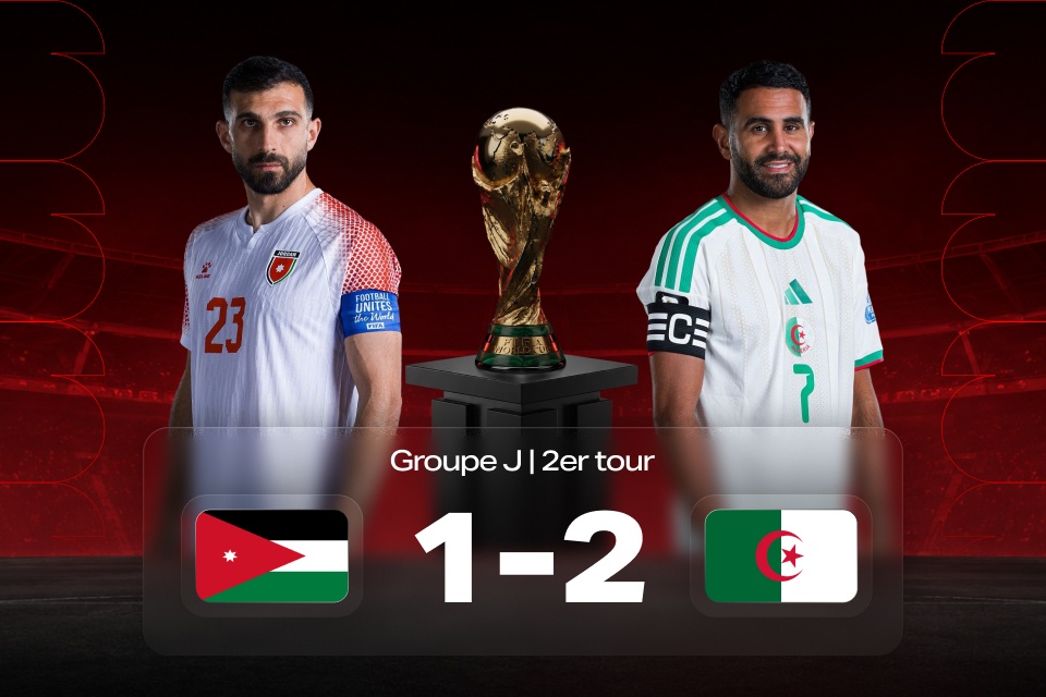 Coupe du Monde 2026: Jordanie — Algérie — résultat du match et lecture betting avec 888STARZ