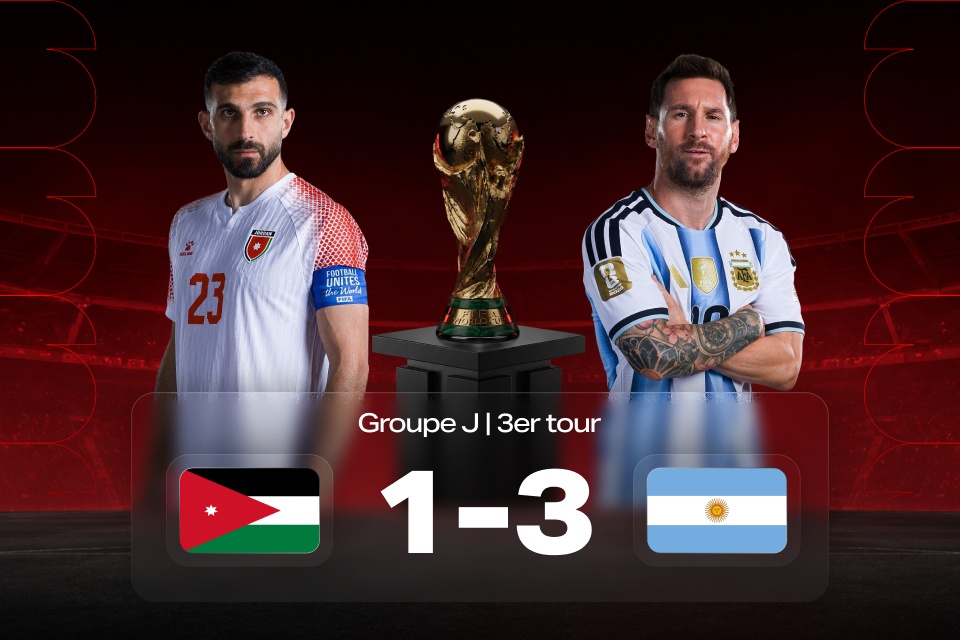 Coupe du monde 2026: Jordanie – Argentine — résultat et enseignements 888STARZ