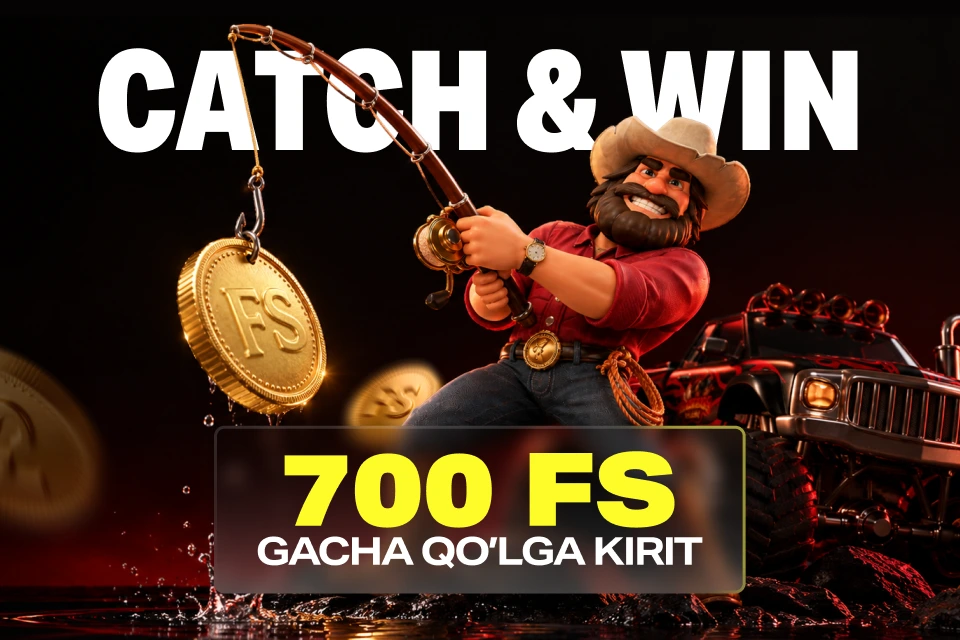 CATCH & WIN — oktabrning asosiy aksiyasi: 700 FS gacha va mukofot olishning uchta usuli