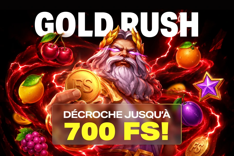 La grande promo d’octobre GOLD RUSH : trois façons de gagner jusqu’à 700 FS chaque semaine