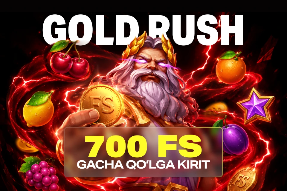 Oktabrning asosiy aksiyasi — GOLD RUSH: har hafta 700 FS gacha olishning uchta usuli