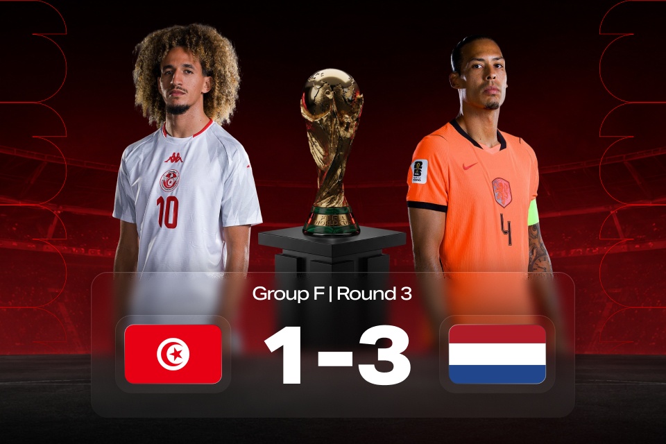World Cup 2026: Tunisia vs Netherlands — Match Result and Betting Takeaways from 888STARZ