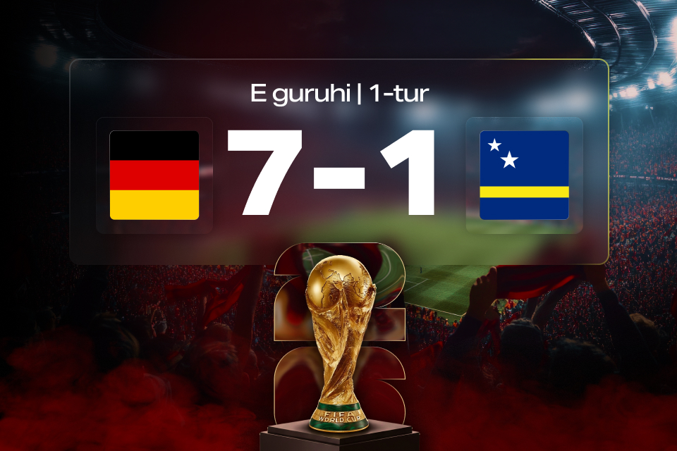 JCH-2026: Germaniya — Kyurasao — o‘yin natijasi va 888STARZ xulosalari