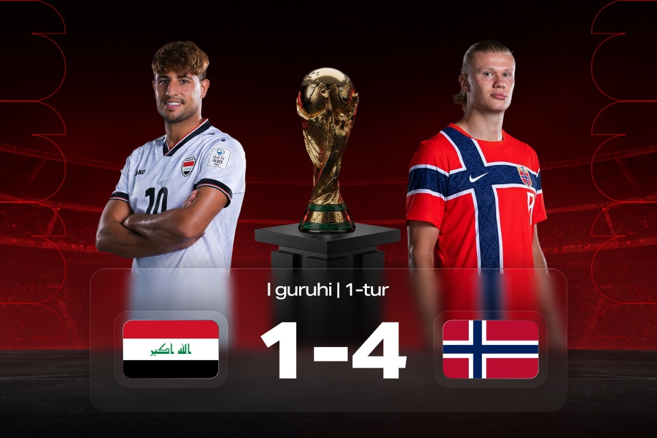 Jahon chempionati 2026: Iroq — Norvegiya — o‘yin natijasi va 888STARZ tahlili